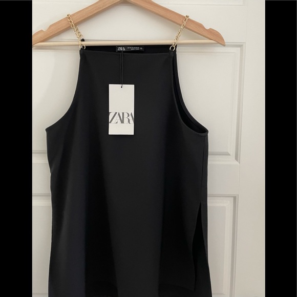 ZARA GOLD CHAIN STRAP CAMISOLE - Picture 8 of 11